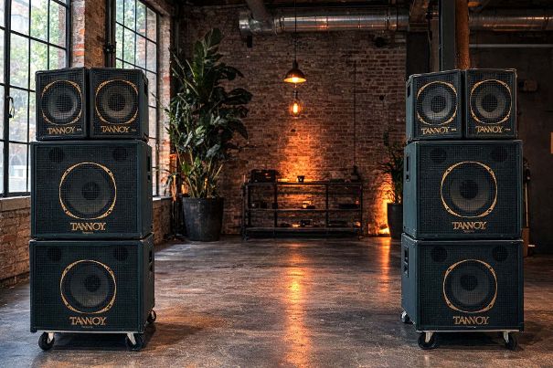 Das aktive Vintage-PA-System von Tannoy.