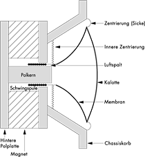 Die überwiegende Anzahl von Lautsprechern verwendet noch immer den 1927 von den Amerikanern Rice & Kellog vorgestellten dynamischen Tauchspulenwandler.