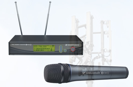 Neue Frequenzen für drahtlose Mikrofone