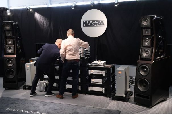 Das Nagra-System: High-End made in Switzerland, Bild-Quelle: Alpha-Audio NL - Speaker Wilson Audio Chronosonic XVX plus Subwoofer!