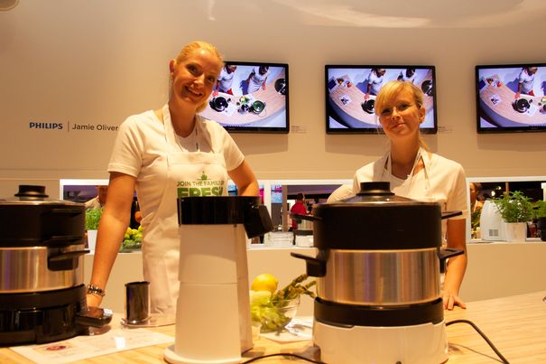 Innovative Küchengeräte wie der Philips Homecooker nehmen einen zunehmend grösseren Raum ein an der IFA.