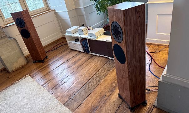 Die legendären Punktstrahler von Manger spielten gemeinsam mit Wattson-Elektronik und gaben eine solide Vorstellung.