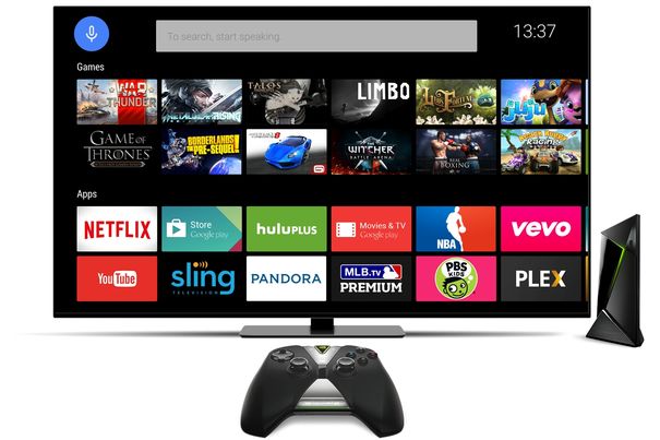 Mit der Multimedia- und Spielkonsole Nvidia Shield kann man auf den 4K-TV seine 4K-Filme mit Plex in verlustfreier Auflösung abspielen.