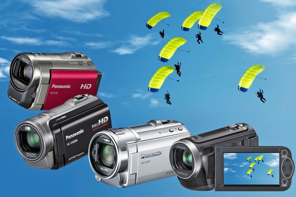 Die Camcorder der V-Serie.