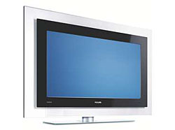 Einige der aktuellen Flachbildfernseher sind mit DVB-T-Empfängern ausgestattet. Philips bietet den digitalen Empfang in mehreren ihrer Plasma- und LDC-Modelle an, wie etwa im hier abgebildeten LCD-Top-Modell 42PF9831D aus der Cineos-Reihe. (Bild Philips)