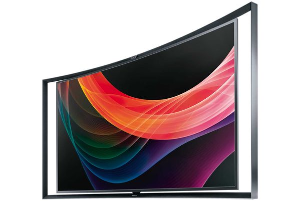 Das gewölbtes Design des Curved OLED TV S9C soll das Bild subjektiv grösser machen