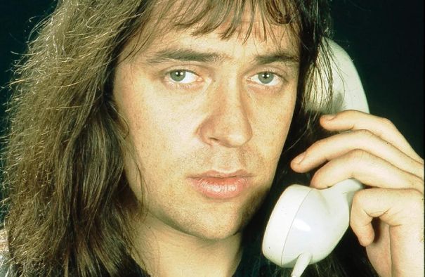 Udo 1975 am Telefon (nicht Handy).