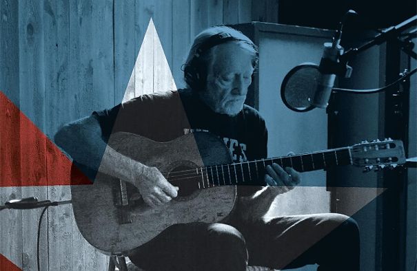 Willie Nelson singt und spielt auch Gitarre auf seinem 68. Album (Bildausschnitt aus dem Booklet).