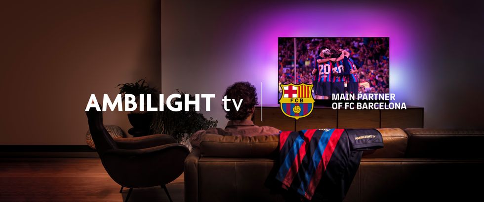 Mit Ambilight TV ins Trainingscamp des FCB