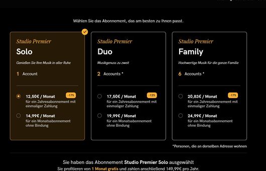 Qobuz bringt Duo-Abo für Musikgenuss zu zweit