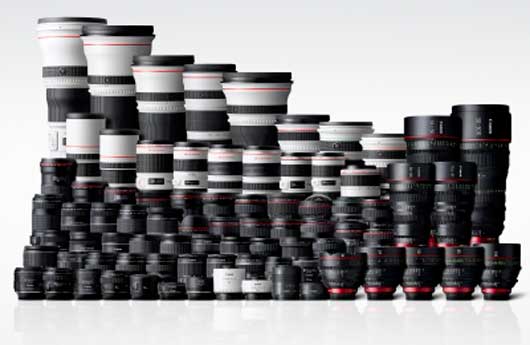 90 Millionen Canon EF Objektive