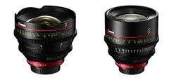 Canon CN-E 14mm T3.1 L F und CN-E 135mm T2.2 L F