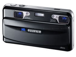 Die 3D-Kaera von Fujifilm verfügt über zwei CCD-Sensoren.