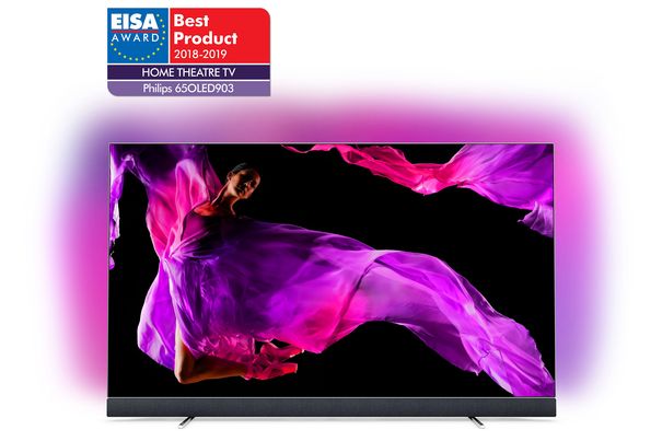 Doppelter Gewinn: Die Philips-TV-OLED-Serie 2018 erhält zwei prestigeträchtige EISA-Awards.