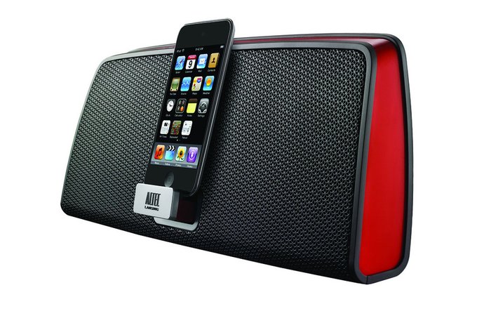 Die Dockingstation iMT630 von Altec Lansing hat ein kompakten Design und einen Akku, der bis acht Stunden halten soll 