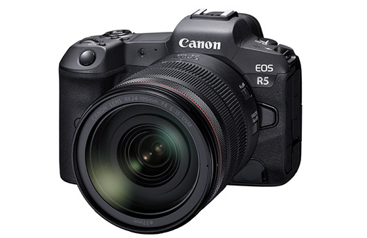 Weitere Details zur spiegellosen Canon EOS R5