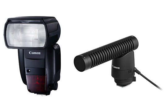 Speedlite 600EX II-RT und Richtmikrofon DM-E1
