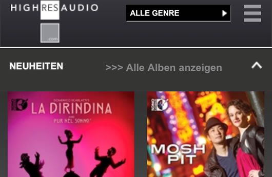 Shop im Audioplayer