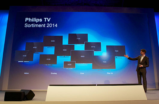 Philips zeigt sein TV-Line-Up 2014
