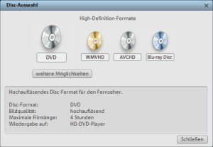  Videos jetzt im AVCHD-Format direkt auf DVD oder Blu-ray brennen