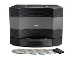 Das ACOUSTIC WAVE Music System II von Bose ist neu mit einem 5-fach CD-Wechsler ausgestattet. 