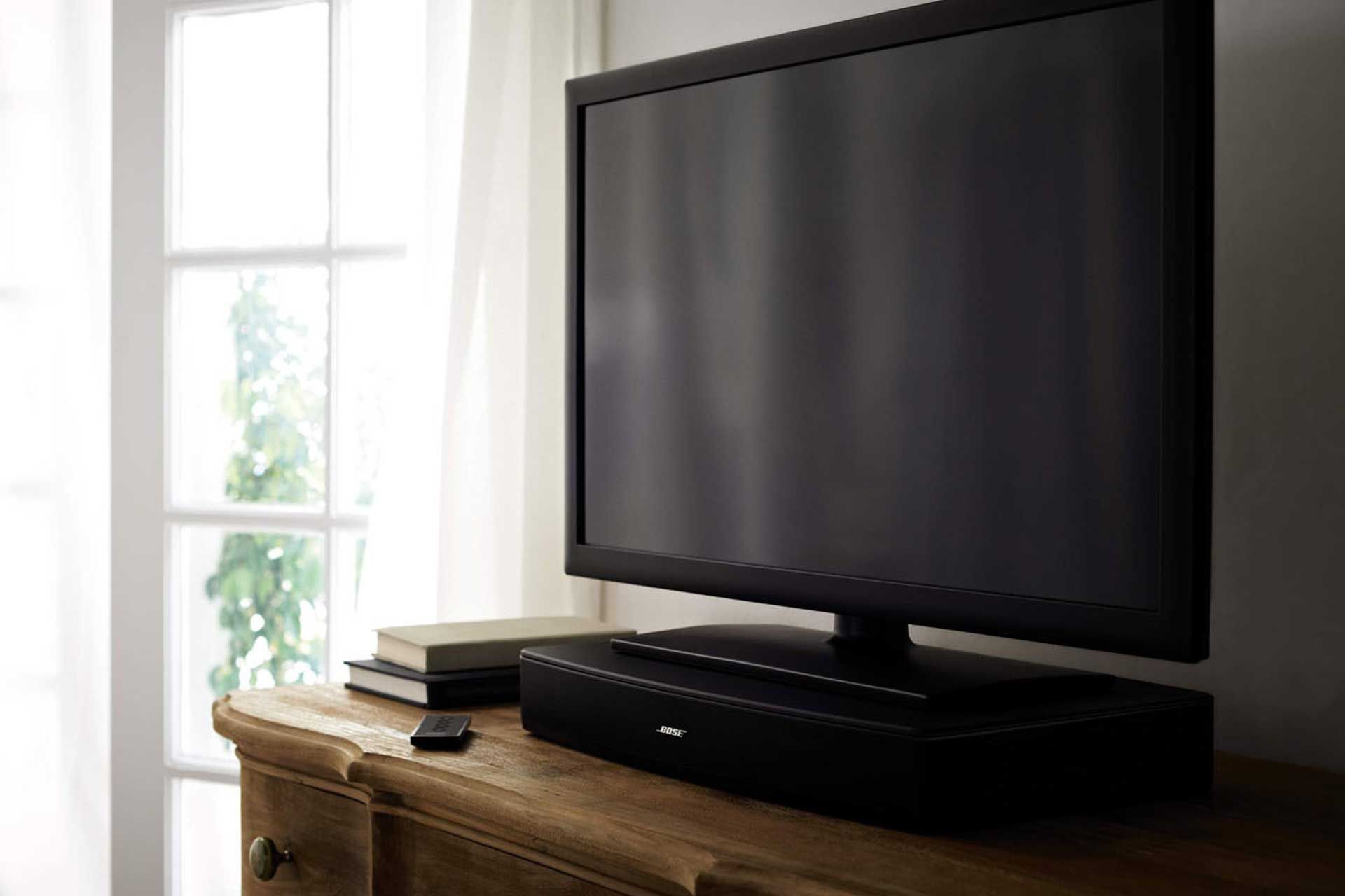 Bose tv. Bose solo TV. Звуковая подставка для телевизора. Аудиосистема для телевизора Bose. Телевизор Aero Sound.