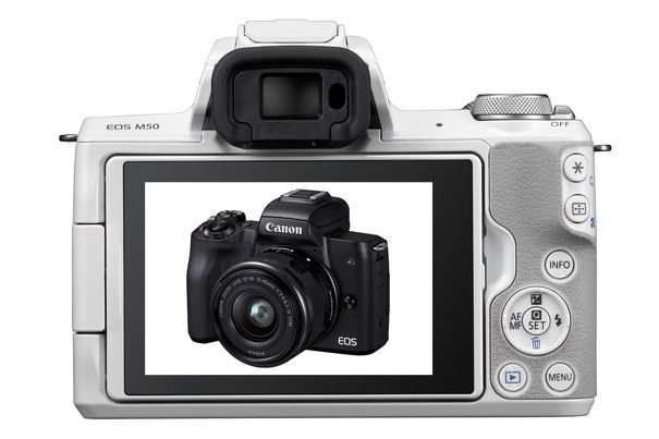Canon EOS M50: Die neue spiegellose Systemkamera ist die erste der Canon-M-Serie, die den Dreh von Videos in 4K-Bildqualität ermöglicht.