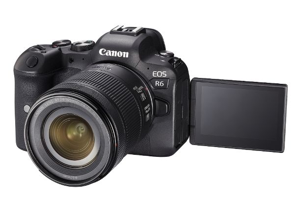 Die neue Canon EOS R6 bietet 20.1-Megapixel-Fotos mit 20 Bildern pro Sekunde und nimmt 4K-Videos mit bis zu 60p und Full-HD mit bis zu 120p auf.