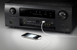 Die beiden AV-Receiver von Denon, der AVR3311 und der AVR 2311 kommen auch mit dem iPod zurecht