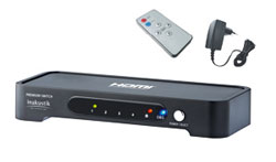 Die HDMI-Switchbox von in-akustik schaltet auch 3D-Signale