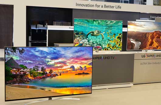 LG Line-up an der CES