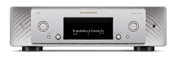 Der Marantz CD 50n ist geschmackvoll designt und zeigt auf dem grosszügigen Display vielerlei Informationen an.