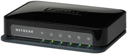 Der Switch GS605AV von Netgear verbindet AV-Geräte im Heimnetzwerk