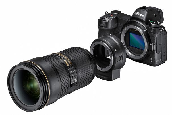 Mit dem Bajonettadapter FTZ können Benutzer von digitalen Nikon-Spiegelreflexkameras ihre Nikkor-Objektive mit F-Bajonett am Z-Bajonett weiter nutzen.