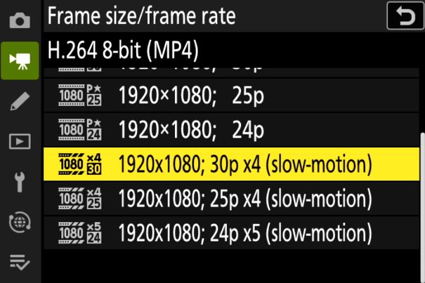 Slow-Motion: Mit der Firmware-Version 4.00 kann die Nikon Z 9 neu auch Full-HD-Zeitlupen-Videos direkt in der Kamera erstellen.
