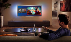 Cinema 21:9 Gold nennt Philips seinen neuesten TV im 21:9-Bildformat mit 3D- und Netzwerk-Fähigkeit