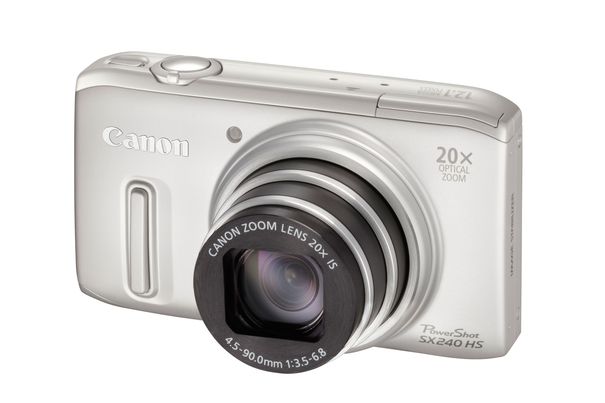 Die Powershot SX 240 von Canon