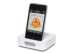 Das Wireless Dock WD100 von Sonos überträgt die Musik von iPod/iPhone drahtlos an Clients im ganzen Haus