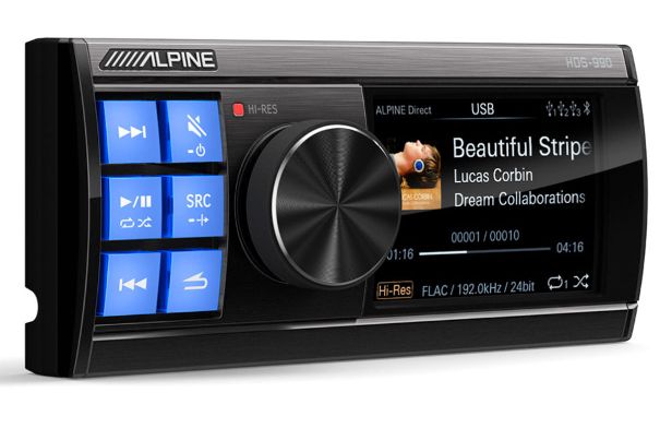 Der HDS-990 Hi-Res Audio-Mediaplayer ermöglicht 192kHz/24Bit-Wiedergabe