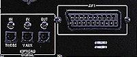 Der Scart-Anschluss gibt auch RGB-Signale für höchste Bildqualität aus.