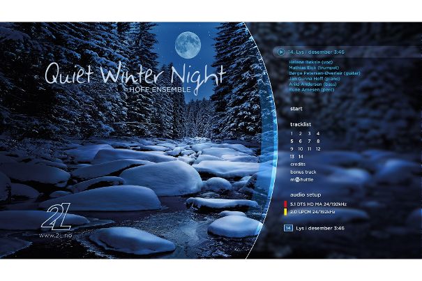 Gute HiRes-Aufnahmen in originaler DXD-Auflösung wie hier bei «Quiet Winter Night» vom skandinavischen Label 2L stellen die Streaming-Qualität des Munich M1T eindrücklich unter Beweis.