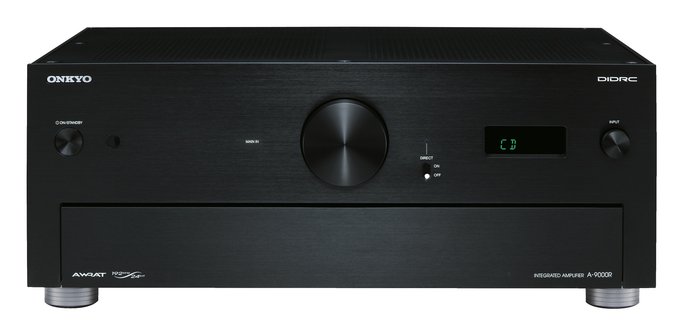 Die elegante und schlichte Front des A-9000R von Onkyo