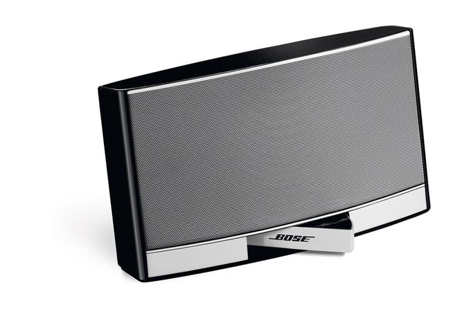 Bose SoundDock mit dem eindrehbaren Dock für den iPod.