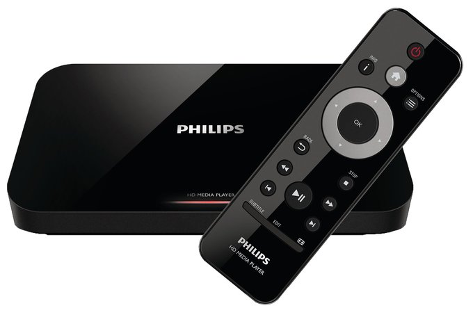 Der Mediaplayer MHP5000 von Philips kommt mit einer grossen Zahl verschiedener Medienformate zurecht