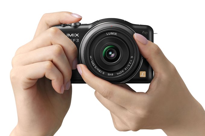 Die GF3 ist die kleinste Kamera im Panasonic 