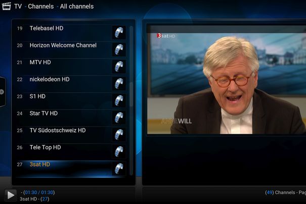 Wer den Aufwand nicht scheut, kann den AVM-Adapter auch in Kodi integrieren. Unter Android stehen dann auch alle HD-Sender zur Verfügung.