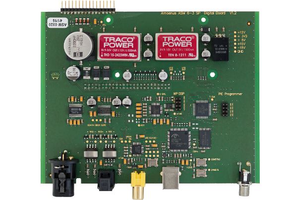 Das Digitalboard des Amoenus ASM 6-3 SP.