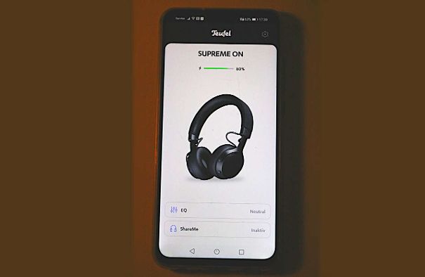 Die Teufel «Headphones App» kann für alle neuen Modelle von Supreme On und Airy Sports genutzt werden.