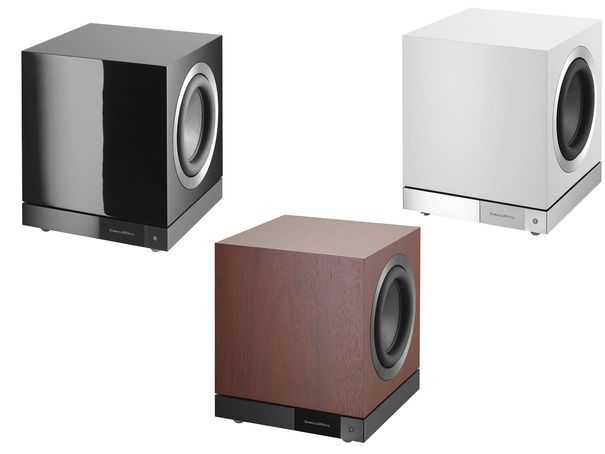 Die Subwoofer-Modelle der neuen DB-Serie von B&W sind in drei Farbtönen erhältlich. Der DBD3 macht auch dank seiner kompakten Abmessungen eine gute Figur.