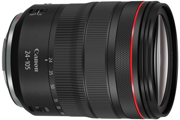 Neu beringt: Das Canon-RF-Objektiv 24–105 mm mit Zoom-, Schärfe- und ganz vorne dem neuen Einstellring.